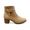 Bota Feminina Modare cano curto salto bloco ref. 7072.111.27591 - bege