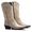 Bota Texana Feminina Napa Off White