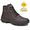 Bota coturno de segurança EPI´s em Couro ref. Safe Café