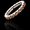 Anel Riviera Zircônia Champagne 3mm Prata 925 (todos os números)