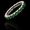 Anel Riviera Zircônia Verde Esmeralda 3mm Prata 925 (todos os números)