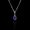 Colar Pedra Natural Lápis Lazuli 10x7mm Prata 925