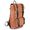 Mochila Pantanal Couro Floater Caramelo com Preto