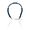 Pulseira Discos Silicone Azul Marinho Prata 925