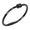 Bracelete Fecho Rosca Zamac Grafite