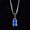 Colar Zircônia Azul 4x6mm RB 