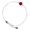 Pulseira Zircônia Circular Rubi RB
