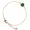 Pulseira Zircônia Circular Turmalina Ouro