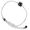 Pulseira Zircônia Fumê 8x8mm RB