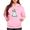 Moletom Unicornio Bebê Feminino Canguru Com Capuz Rosa Claro