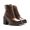 Coturno Molly Feminino Valentina com Metal Triangular e Atacador - Capuccino
