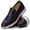 Loafer Elite Couro Premium Croco Preto