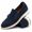 Loafer Elite Couro Premium Camurça Marinho