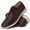 Loafer Elite Couro Premium Trice Cafe 