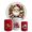 Kit Painel De Festa Papai Noel Natal Fofo Redondo + Trio De Cilindros Em Tecido