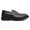 Sapato Masculino Loafer Viena Masculino em Couro Legítimo Tratorado Preto