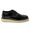 Sapato Masculino Elegante Derby Tratorado Couro Eco Preto 