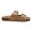Sandália Birken Couro Masculino Tiras Rota Shoes Anatômica Off White