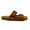 Sandália Birken Couro Masculina 2 Tiras Fivela Rota Shoes Castor