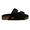 Sandália Birken Couro Masculina 2 Tiras Anatômica Rota Shoes Preta