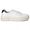 Sapato Masculino Couro Legítimo Sola Alta 6cm Everest All White c/azul