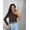 Blusa Um Ombro Só Café Ivy