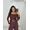 Blusa Marrom Ombro a Ombro Santes
