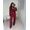 Calça Alfaiataria Wide Leg Vinho Tuty