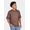 Camiseta Masculina Oversized Suedine Marrom