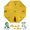 GUARDA-CHUVA MACHADO DE ASSIS - Amarelo