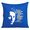 CAPA DE ALMOFADA ROSA LUXEMBURGO - Azul