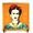 AZULEJO FRIDA KAHLO - Com Moldura Impressa