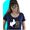 Babylook Noel Rosa Azul Marinho