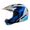 Capacete Bieffe 3 Sport Com Viseira Cristal 30th React Azul