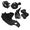 Kit Protetor De Carter Quadro Tampa De Motor Anker Crf250f Preto