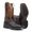 Bota Texana Masculina - Latego Preto / Caramelo - Roper - Bico Quadrado - Cano Médio - Solado TXS - Vimar Boots - 81284-A-VR