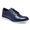 Sapato Casual Oxford Couro Masculino Sola Branca Flexível Preto