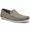 Mocassim Drive Couro Nobuck Liso Masculino Cinza