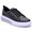 Tênis Casual Flatform Sola Alta Masculino Skatista Preto