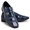 Sapato Social Masculino Moderno 803 Azul Em Verniz