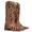 Bota Feminina - Fóssil Caramelo / Glitter Preto - Nevada - Vimar Boots - 13173-D-VR
