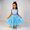 Vestido Marisol Azul Bordado