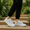 Tênis Slip On Couro Legitimo Fly Branco Metalizado 2900