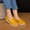 Mocassim Couro Premium Plume Mostarda 6002