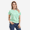 Camiseta Baby Look Feminina Verde Água