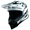Capacete Asw Fusion 2.0 Blade Lançamento Trilha Motocross Branco Preto