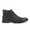 Botina em Couro Masculina Crazy Horse Preto