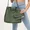 Bolsa Sacola Ana Lua Alça Corrente Verde Militar