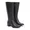 Bota Em Couro Montaria Cano Longo Bico Fino Preta