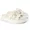 Papete Feminina Serena Sola Alta Tiras de Onda Off White